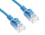 Cat6a SLIM Cable 12' Blue 30AWG