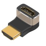 HDMI 8K Male to Female 90 Degree Down Angle AdapterSupport 8K@60HzBlack/Grey