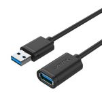 Unitek Y-C457GBK 1M USB3.0 Type-A  to Type-A (F)Cable 1M USB3.0 Type-A (M) to Type-A (F) Cable OD: 5.5mm Black Color