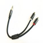 3.5MM Male to 2 RCA Female Jack Stereo Audio CableY Adapter