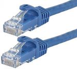 CAT6 Straight Patch 1' Blue 550MHz UTP Cable