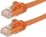 CAT6 Straight Patch 1' Orange 550MHz UTP Cable