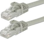 CAT6 Straight Patch 550MHz UTP 24AWG Cable 25' GREY
