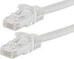 CAT6 Straight Patch 550MHz UTP 24AWG Cable 35' WHITE