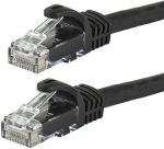 CAT6 Straight Patch 550MHz UTP 24AWG Cable 150ft Black