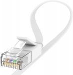 CAT6 Flat Patch 3' White Cable
