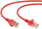 Cat6a SLIM Cable 7' Red 30AWG