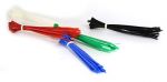 Nylon Cable Ties 3.6*200mm 125pcs Red BlueGreen White Black each 25pcs 8in