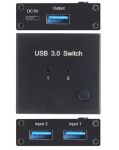 2-in-1 USB3.0 Switch Black