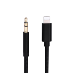 Lightning to 3.5 mm Cable 3' Black