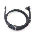 PCI-E 5.0 12VHPW 600W 12+4 pin to 12+4 pin (90Deg) Right Angle 16AWG Cable 27.5in Black