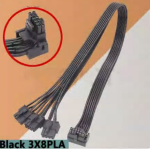 Modular Cable 2 * GPU 8-Pin to 16 Pin 3* GPU 8-PinMale PCI-E 5.0 12VHPWR RTX 4090 16AWG 600W Adapter Cable For EVGA PSUCompatible