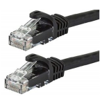 CAT5e Straight Patch 350MHz Network Cable 25' BLACK