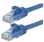CAT6 Straight Patch 550MHz UTP Cable 100' Blue 
