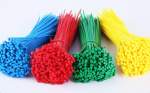 Nylon Cable Ties 3.5*200mm Blue Yellow Green Red each 25pcs 8in