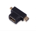 Micro HDMI & Mini HDMI Male to HDMI Female Adapter
